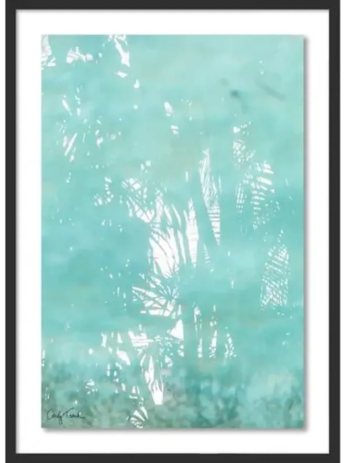 Carly Tabak - Reflections 1 Hawaii Photograph - Black