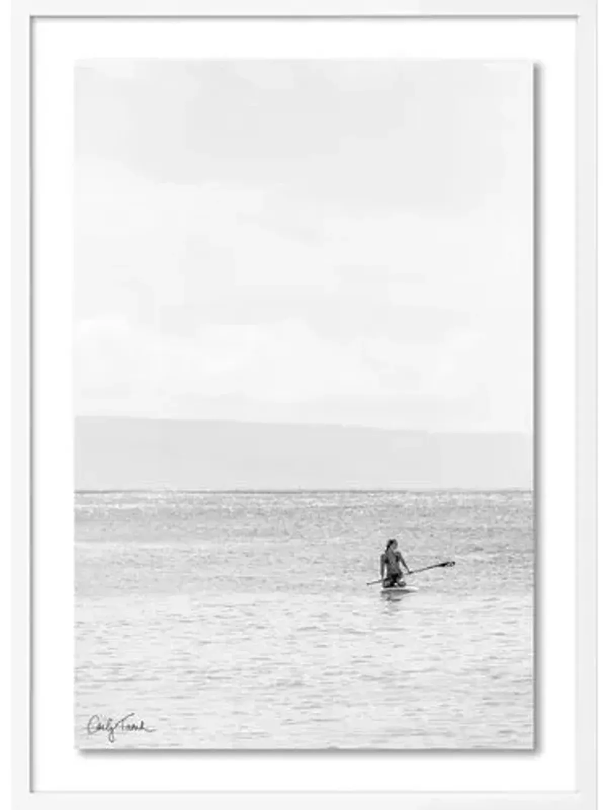 Carly Tabak - Solo Session Hawaii Photograph - White