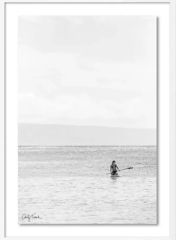 Carly Tabak - Solo Session Hawaii Photograph - White