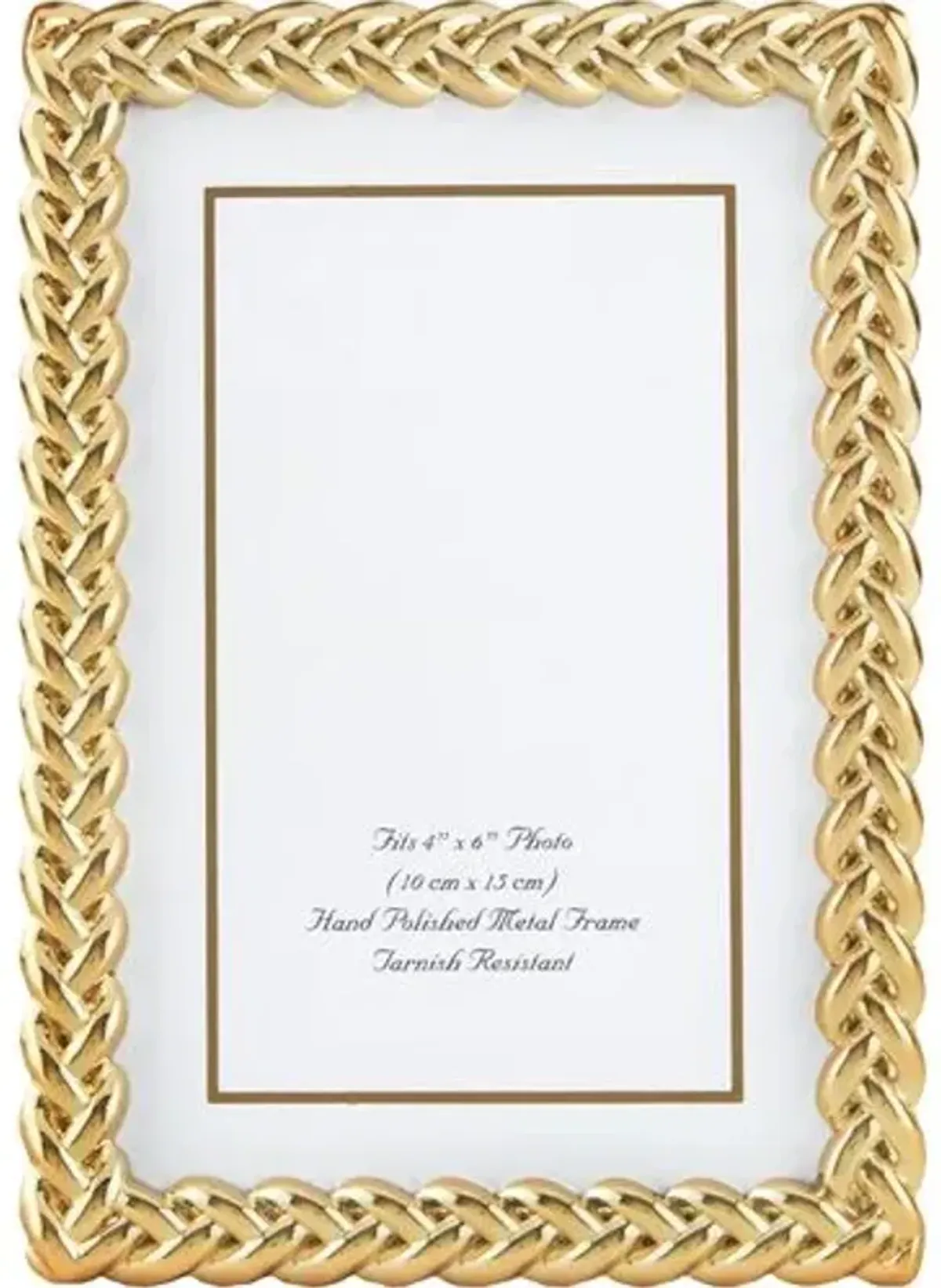 Siena Braid Frame - Gold