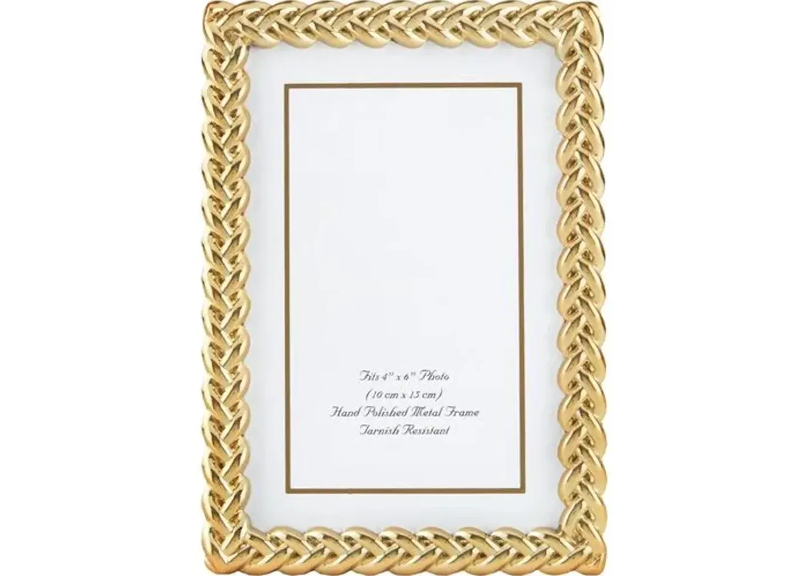 Siena Braid Frame - Gold