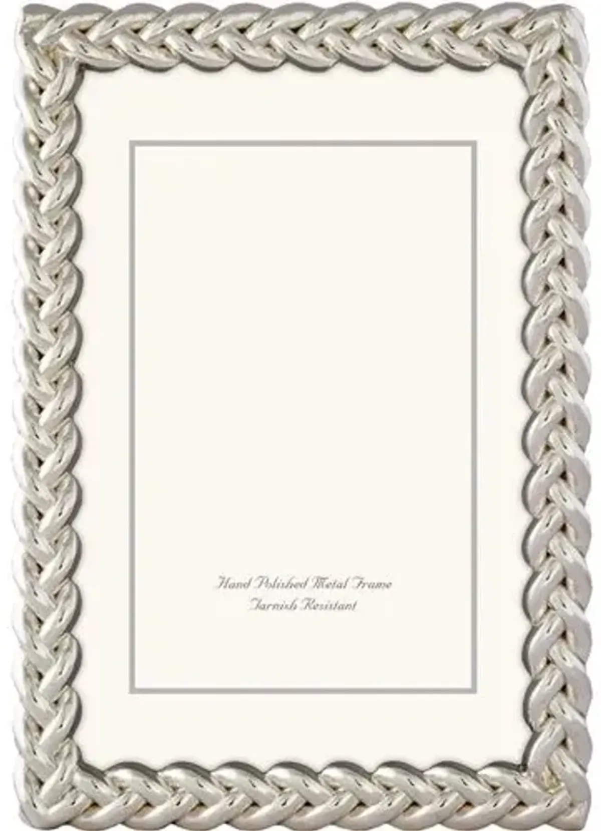 Siena Braid Frame - Silver