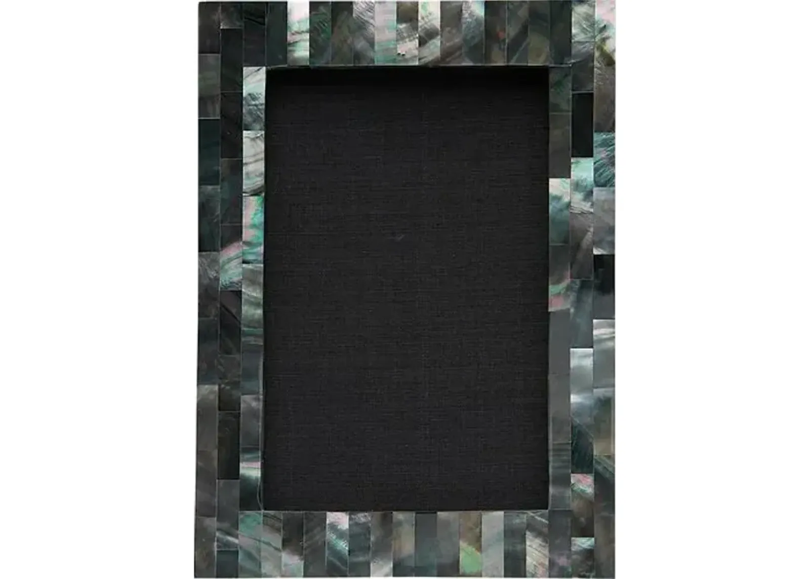 Mother-of-Pearl Picture Frame - Black