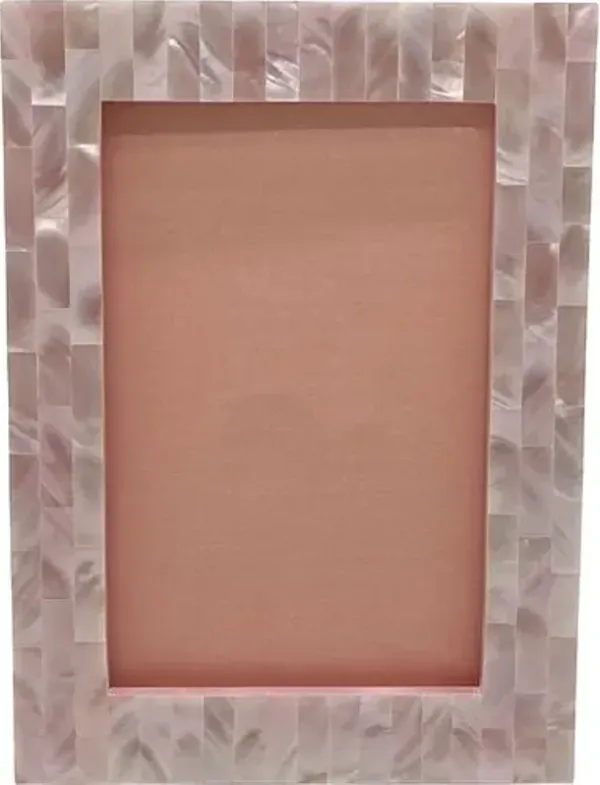 Mother-of-Pearl Picture Frame - Pink
