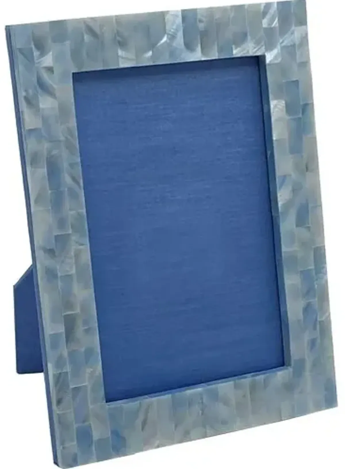 Mother-of-Pearl Picture Frame - Blue