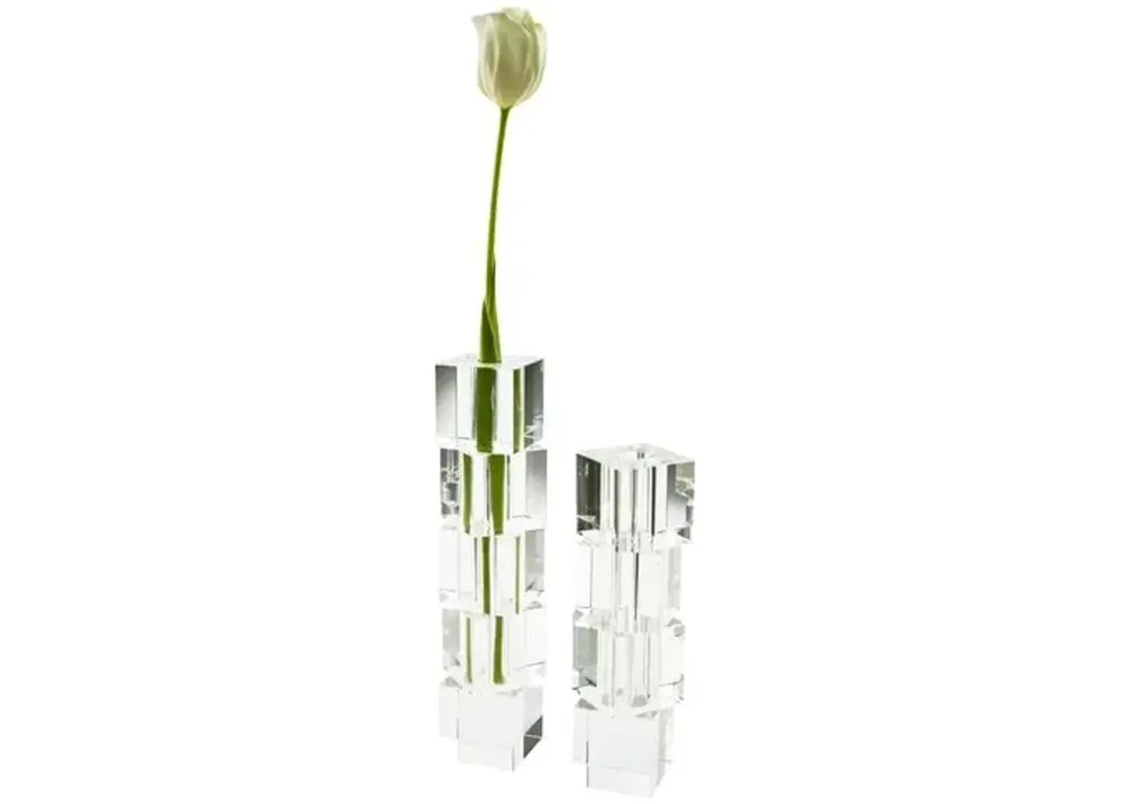 Crystal Bud Vase - Clear