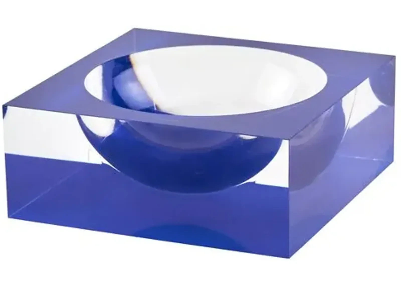 Lucite Bowl - Blue