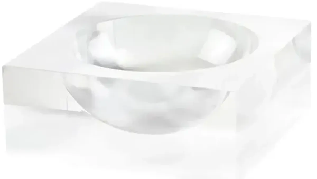 Lucite Bowl - White