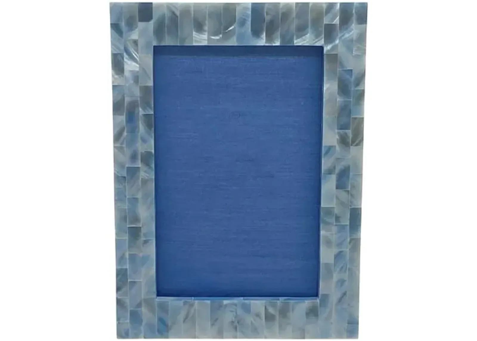 Mother-of-Pearl Picture Frame - Blue