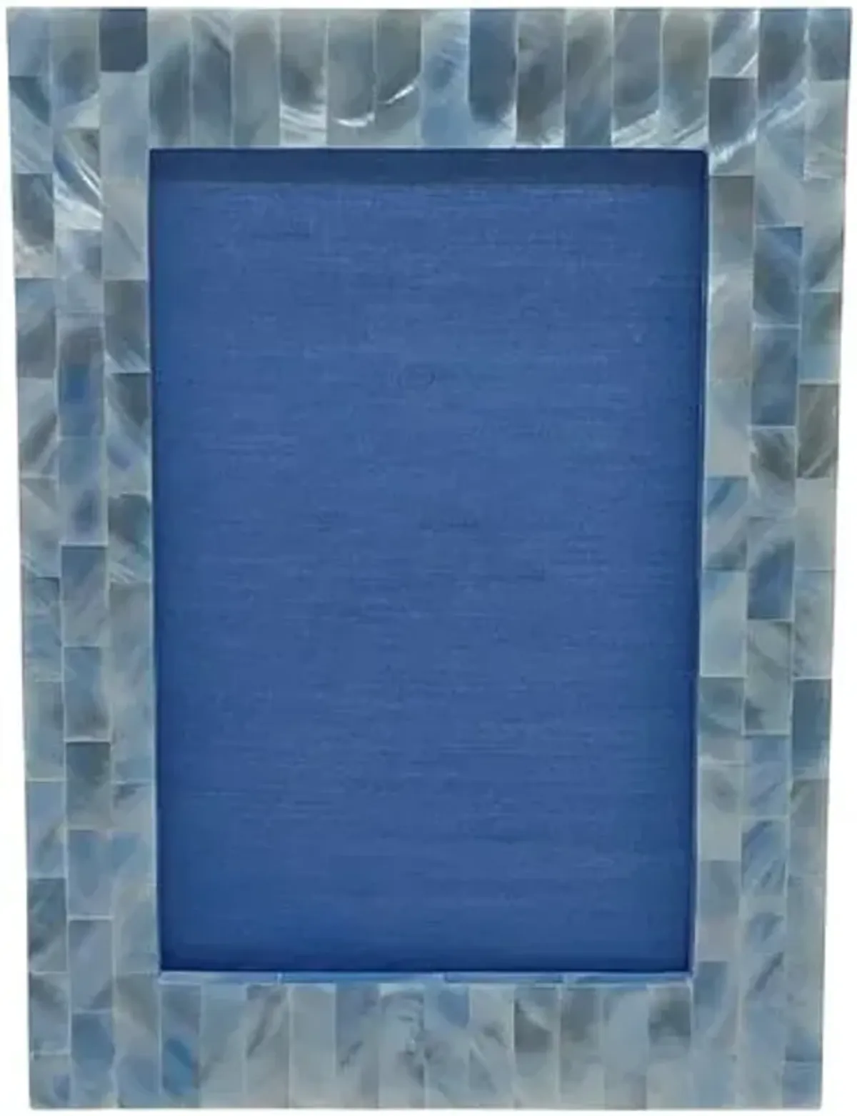 Mother-of-Pearl Picture Frame - Blue