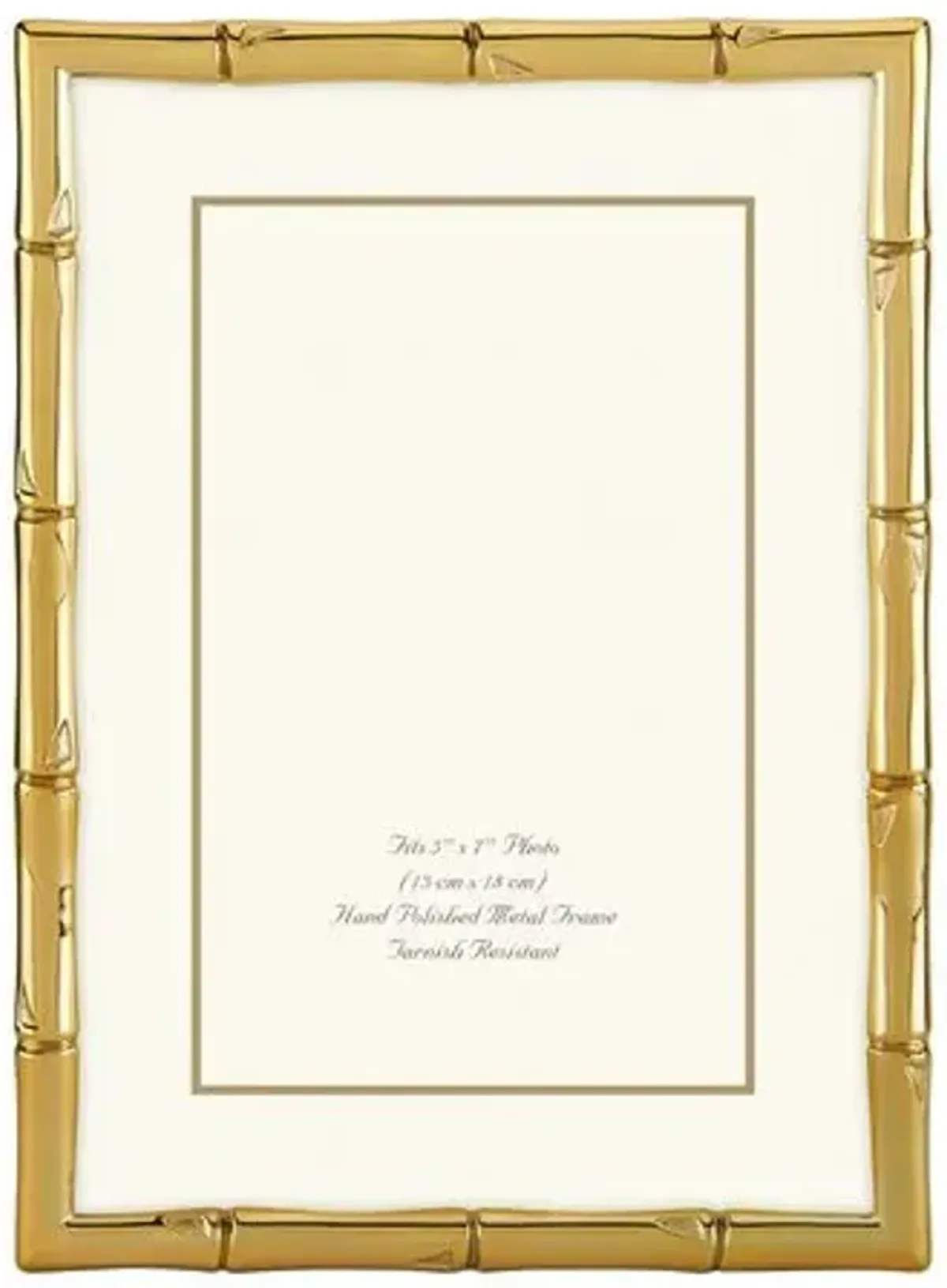 Siena Bamboo Frame - Gold