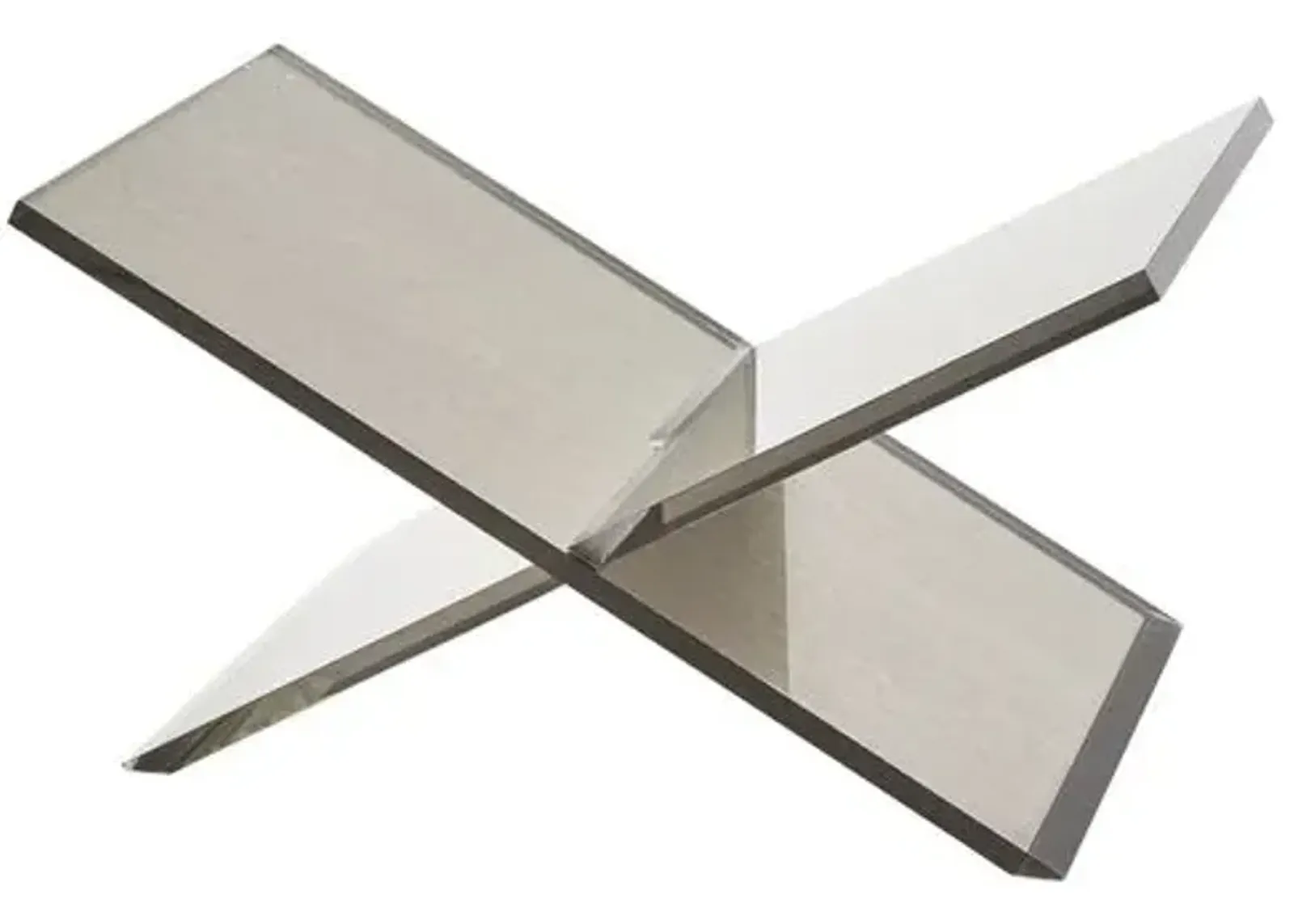 Lucite Book Stand - Silver - Gray