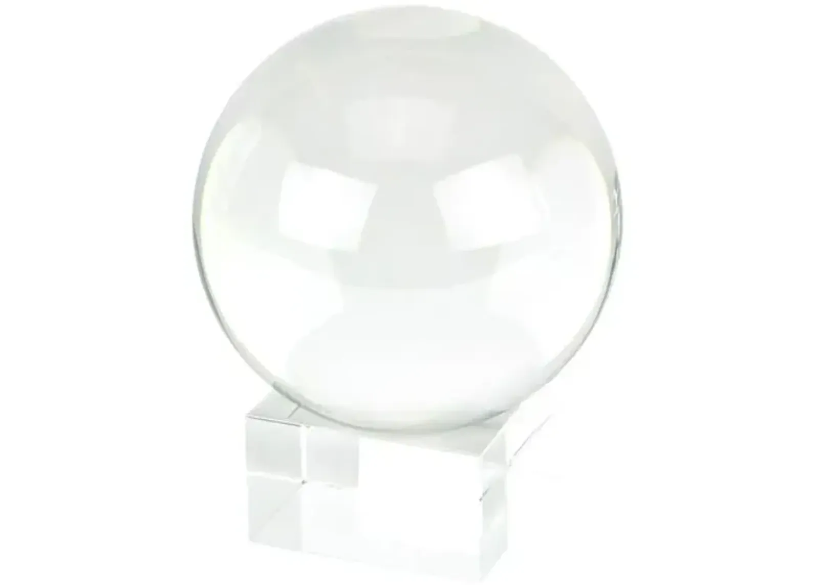 Crystal Ball with Stand - Clear