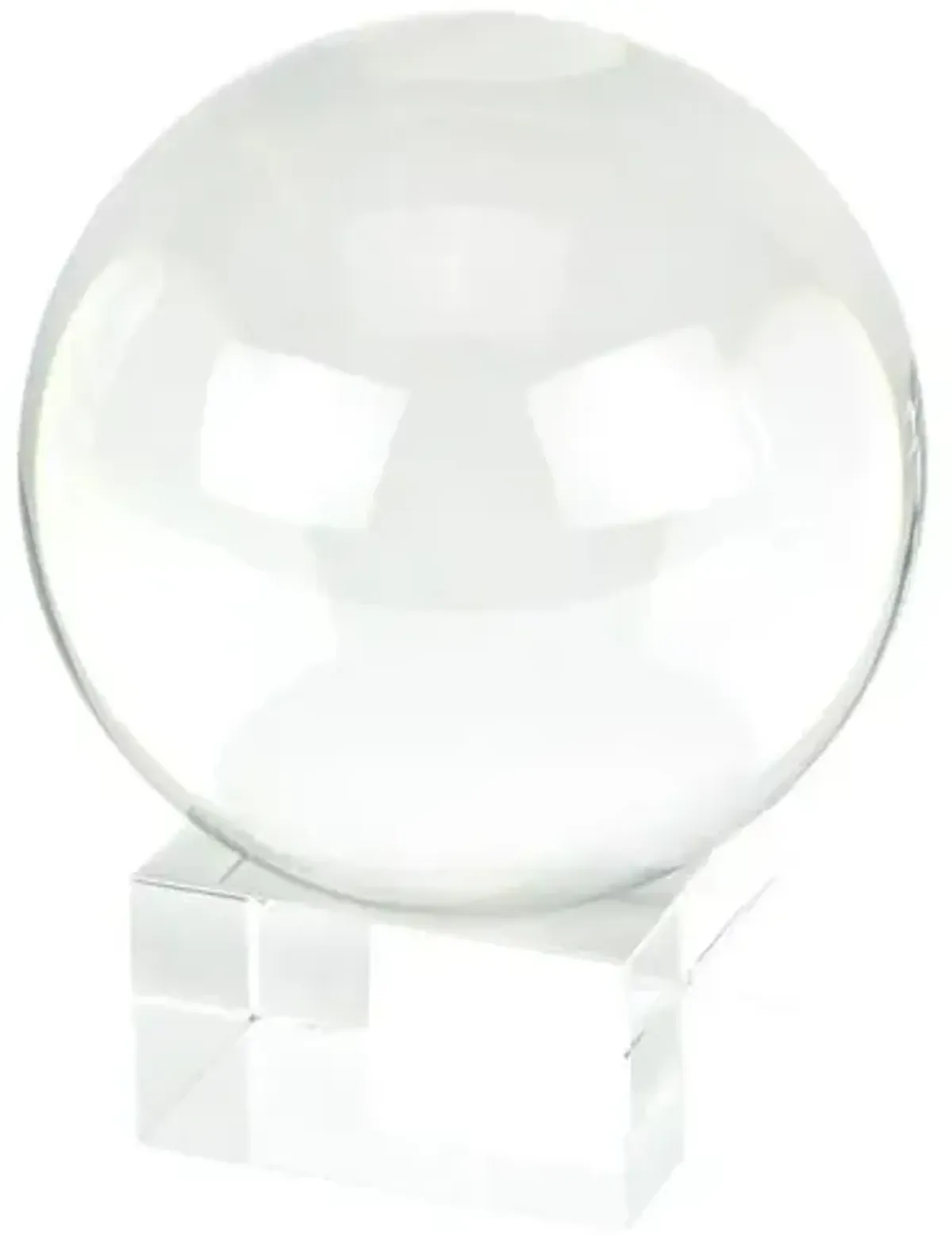 Crystal Ball with Stand - Clear