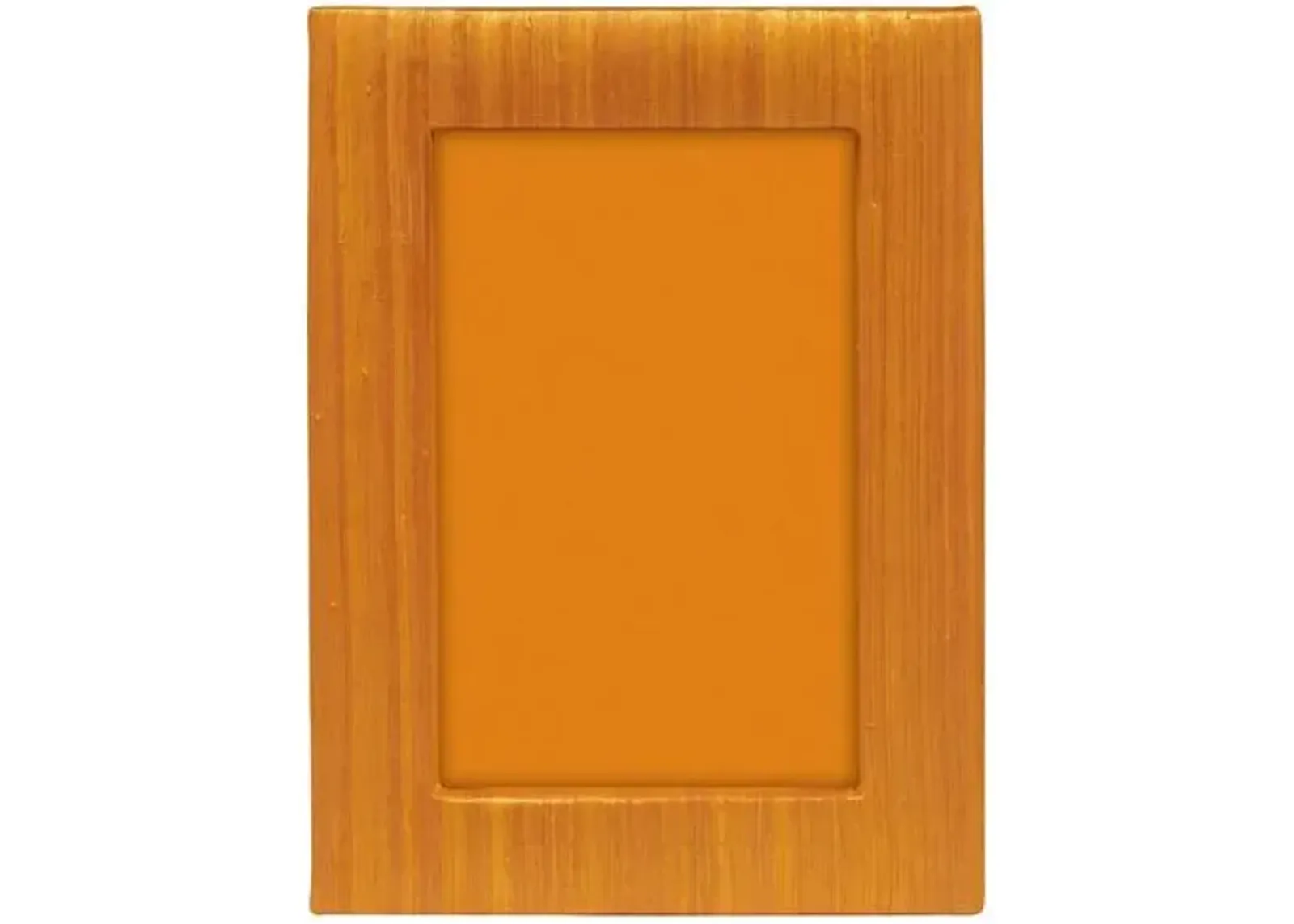 Banana Silk Picture Frame - Orange