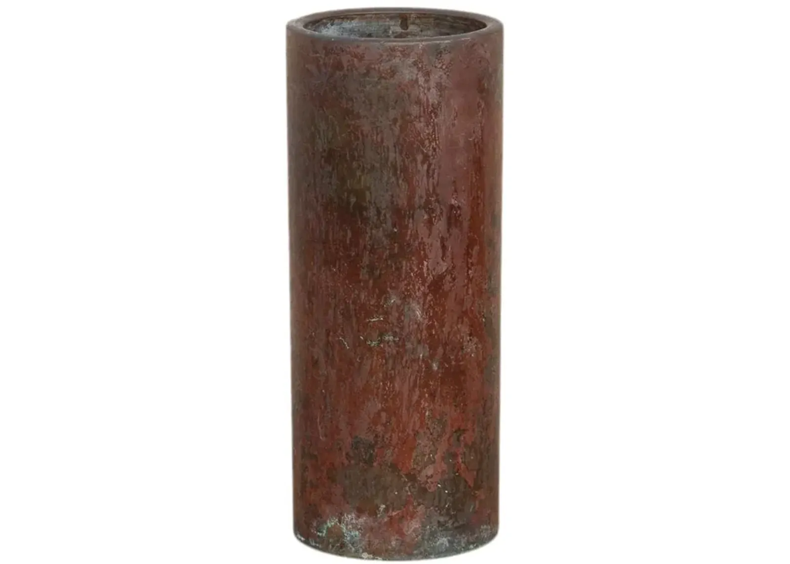 Antique Patinated Bronze Japanese Vase - de-cor - Brown