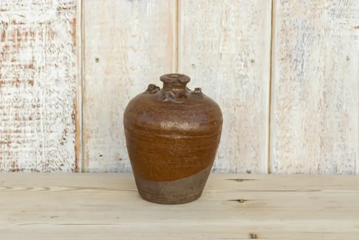 Antique Stoneware Burmese Wine Vessel