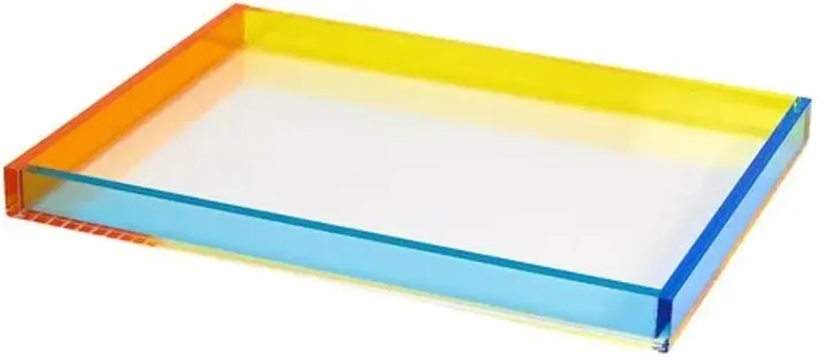 12x16 Lucite Tray - Multi