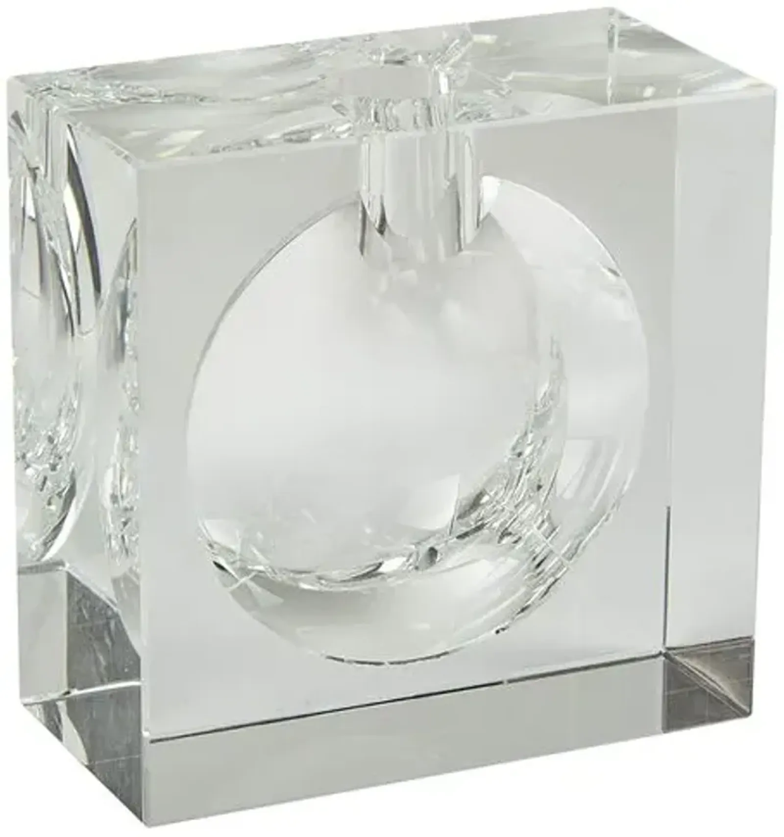 Crystal Bubble Vase - Clear