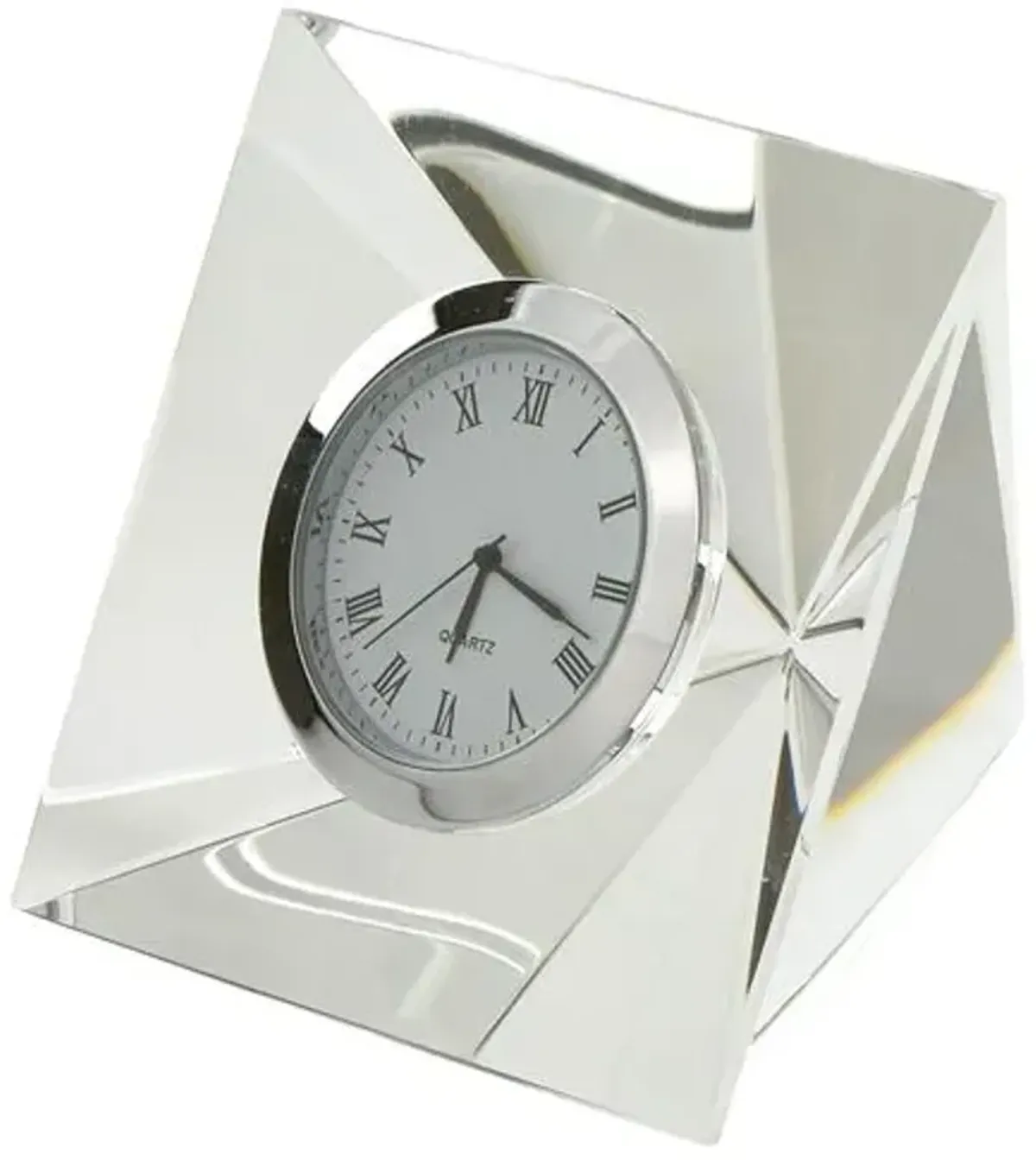 Crystal Glass Clock - Clear