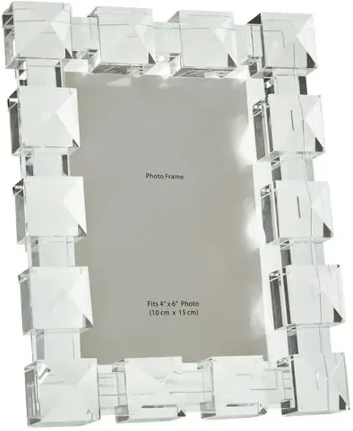 Crystal Square Diamond Frame - Clear