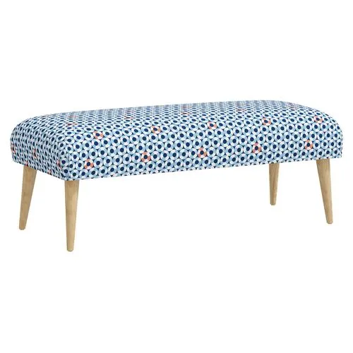 Sully Pool Rings Grid Bench - Navy - Blue