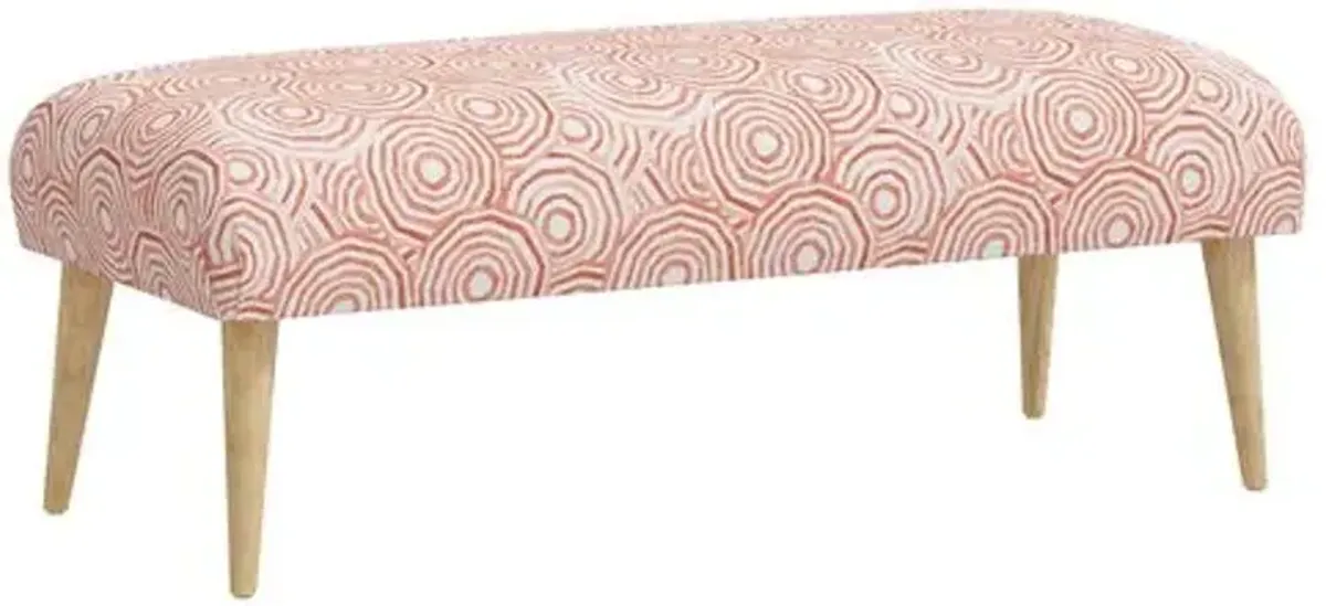 Warner Bench - The Umbrella Swirl - Orange