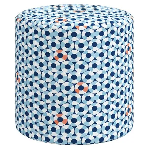 Tambor Ottoman - The Pool Floats - Blue