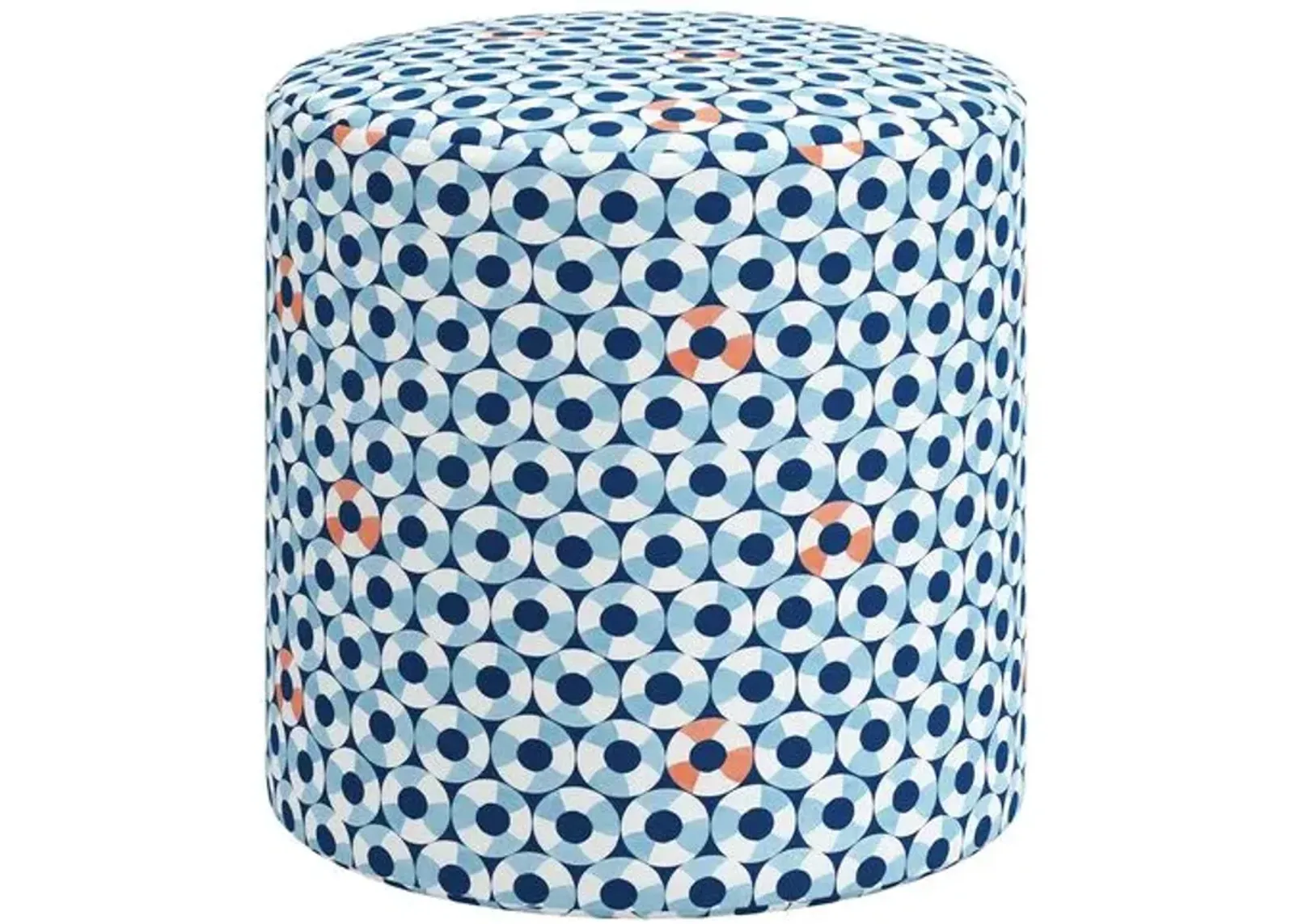 Tambor Ottoman - The Pool Floats - Blue