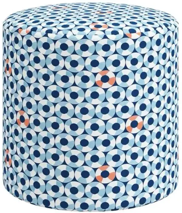 Tambor Ottoman - The Pool Floats - Blue
