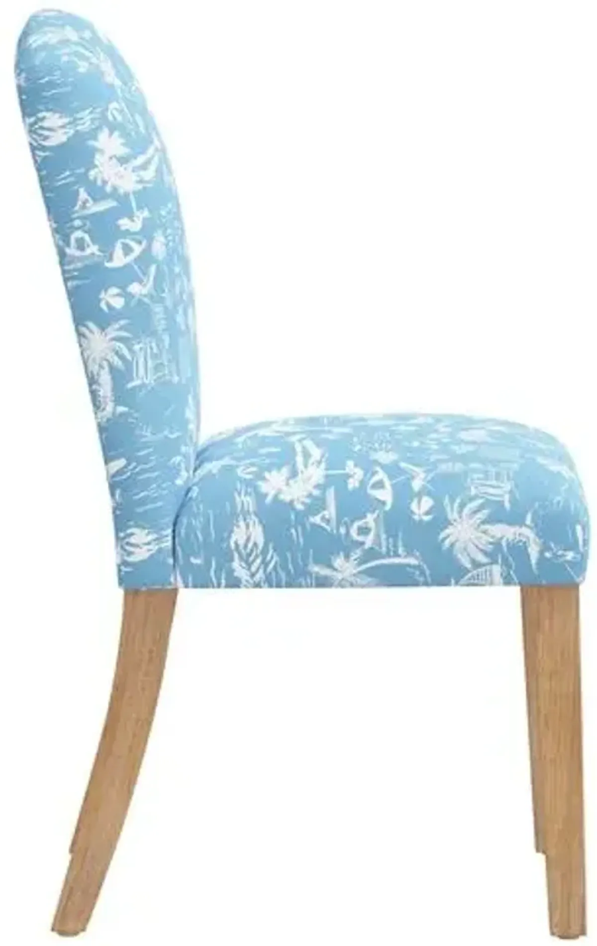 Cami Dining Chair - The Beach Toile - Blue