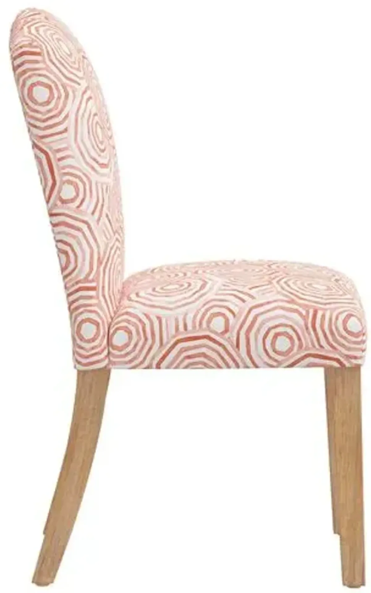 Cami Dining Chair - The Umbrella Swirl - Orange