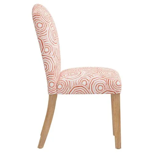 Cami Dining Chair - The Umbrella Swirl - Orange