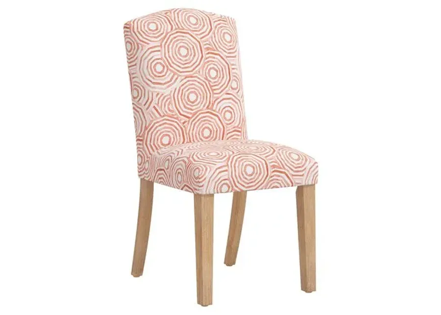 Cami Dining Chair - The Umbrella Swirl - Orange