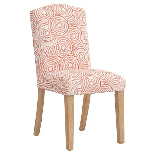 Cami Dining Chair - The Umbrella Swirl - Orange