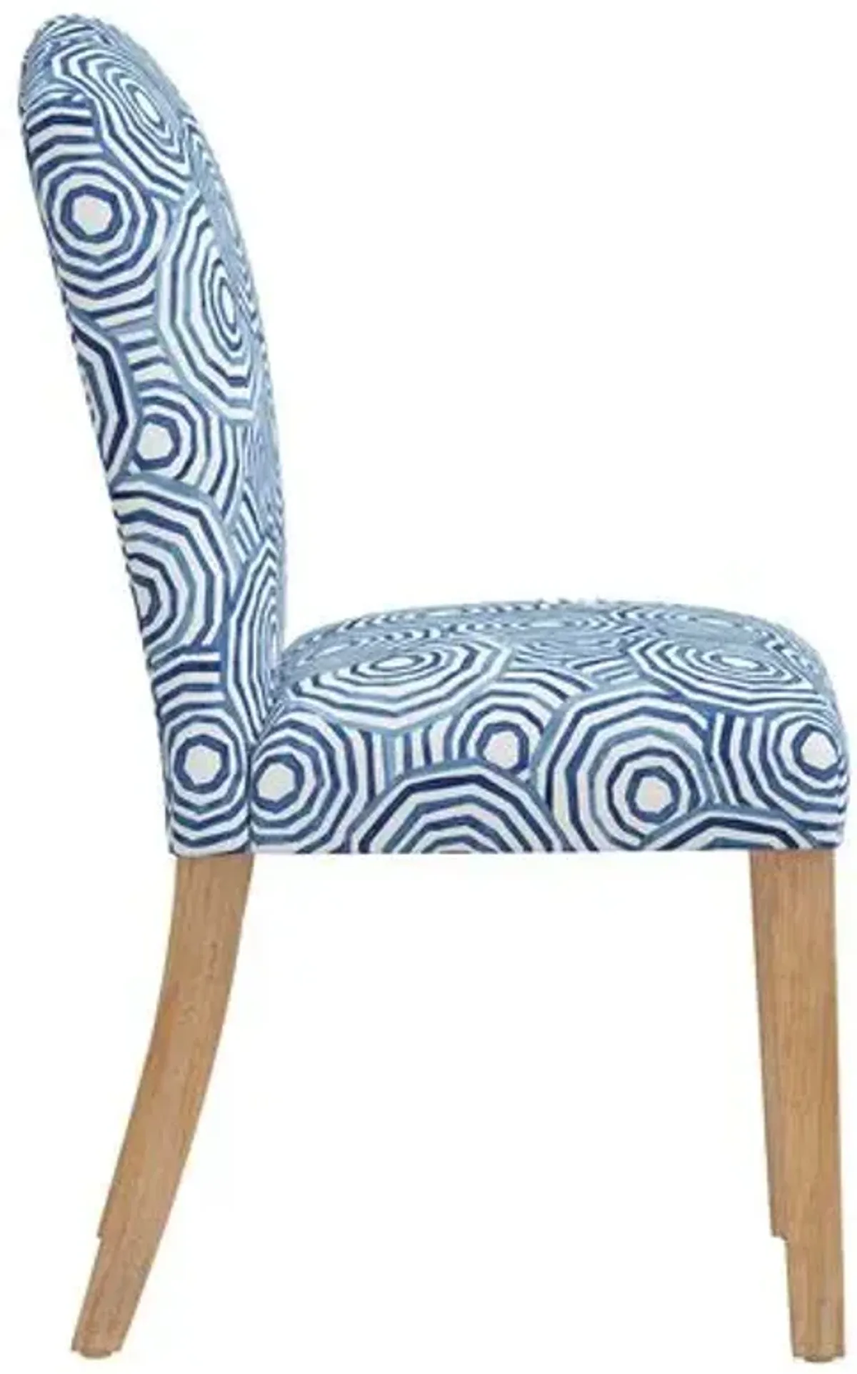 Cami Dining Chair - The Umbrella Swirl - Blue