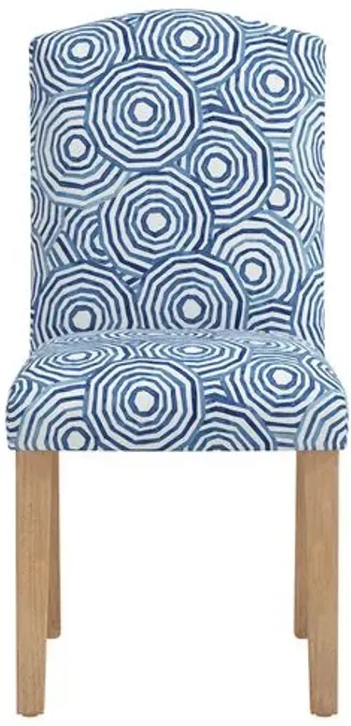 Cami Dining Chair - The Umbrella Swirl - Blue