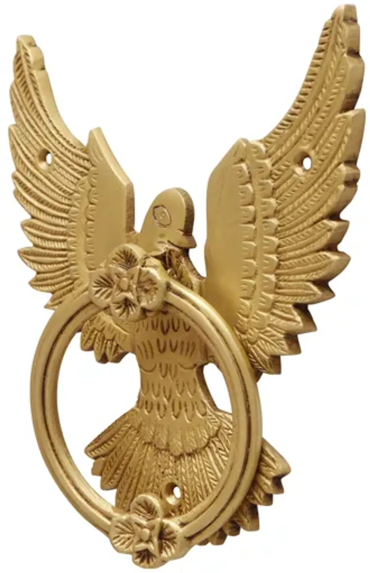 Gold Brass Dove Door Knocker - Interesting Things