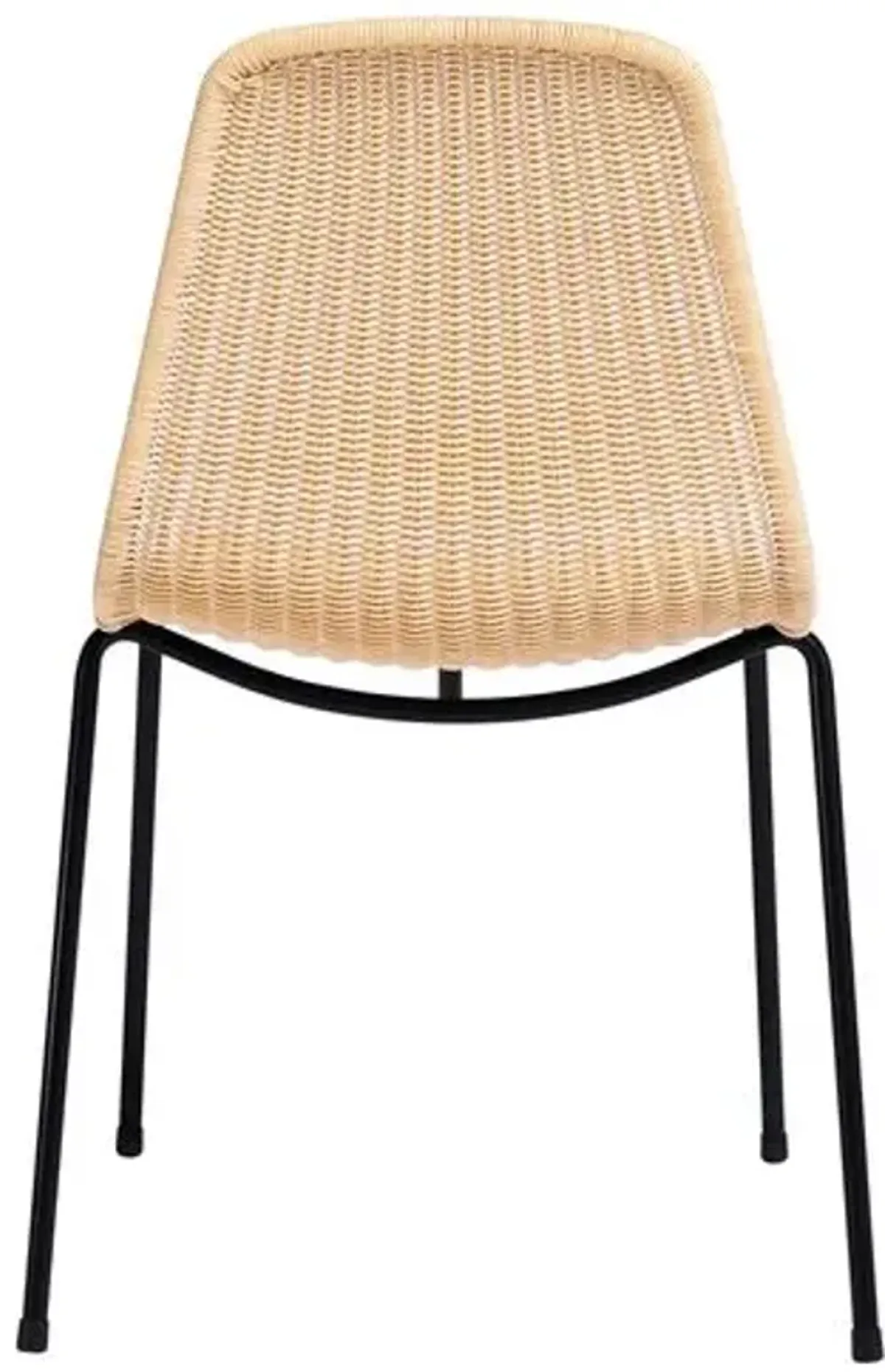 Brooks Rattan Dining Chair - Natural - Beige