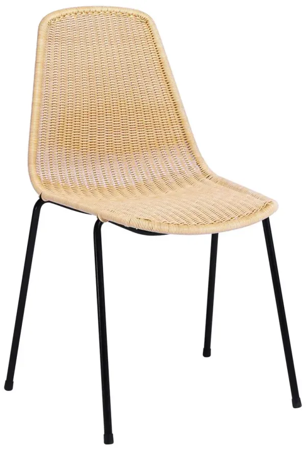 Brooks Rattan Dining Chair, Natural