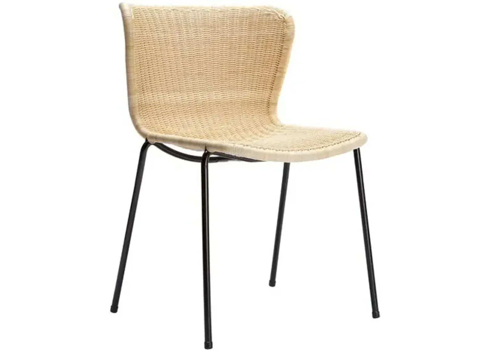 Caden Rattan Dining Chair - Natural - Beige