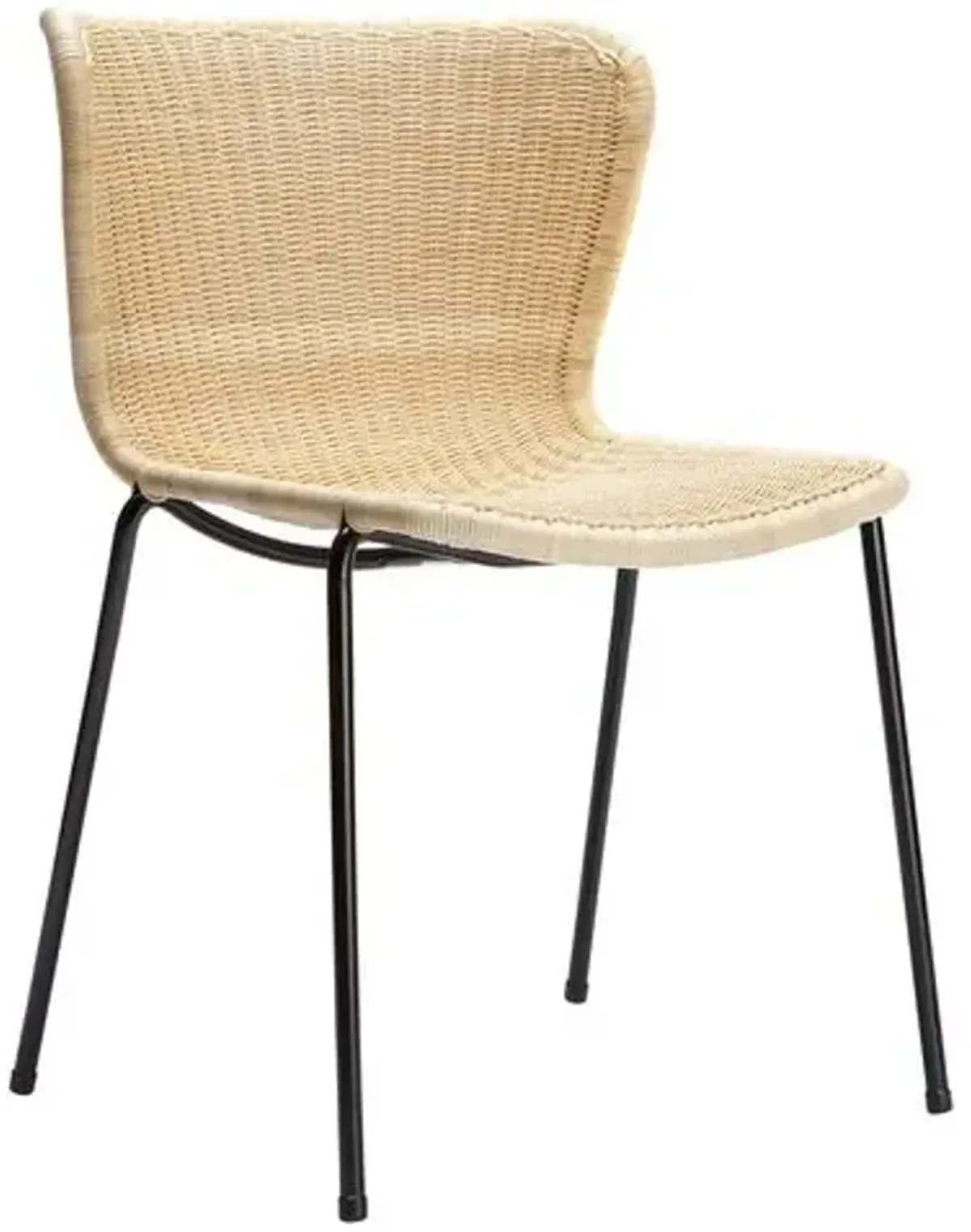 Caden Rattan Dining Chair - Natural - Beige