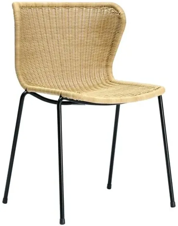 Caden Outdoor Dining Chair - Wheat - Beige