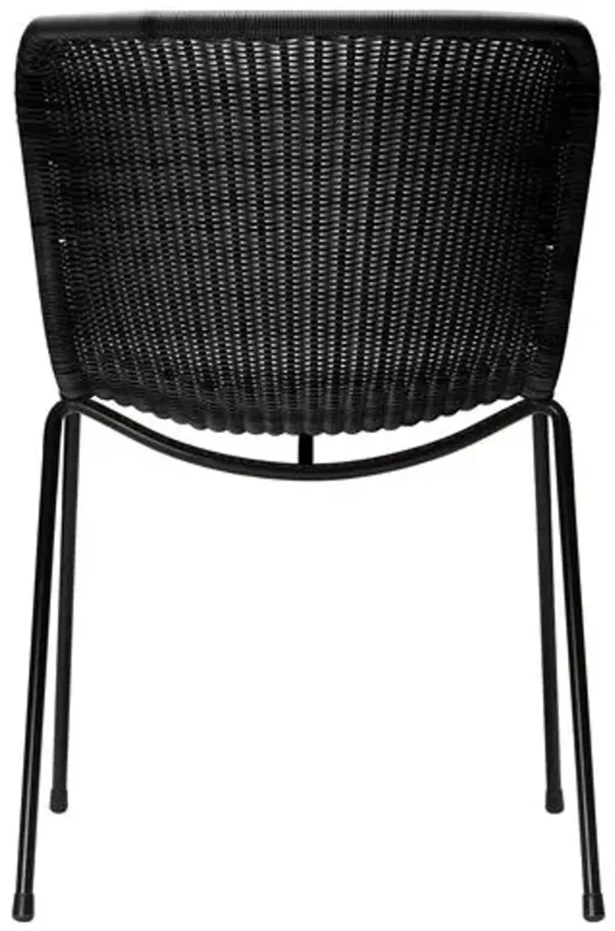 Caden Outdoor Dining Chair - Black