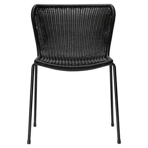 Caden Outdoor Dining Chair - Black