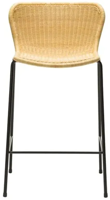 Caden Rattan Counter Stool - Natural