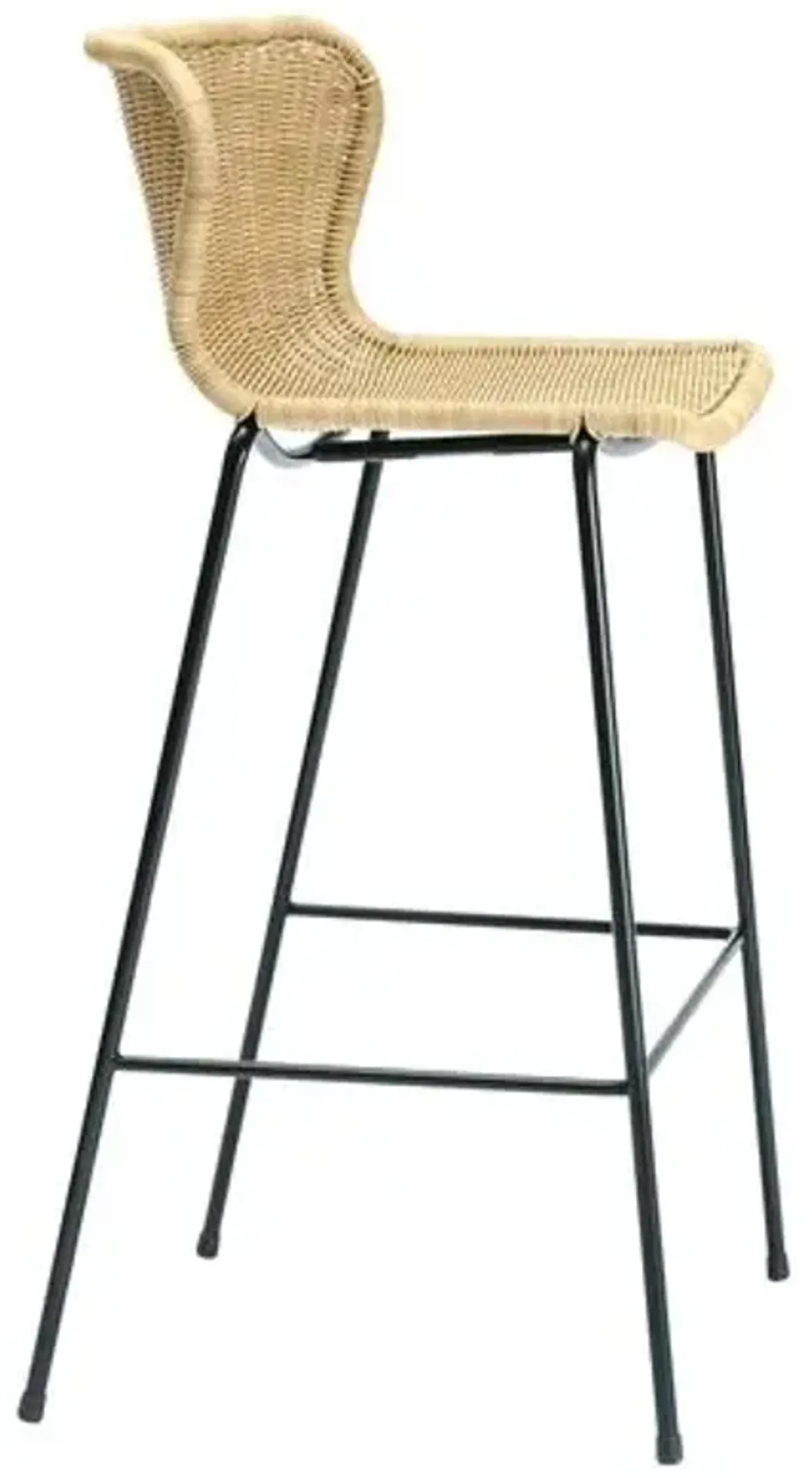 Caden Outdoor Barstool - Wheat - Beige