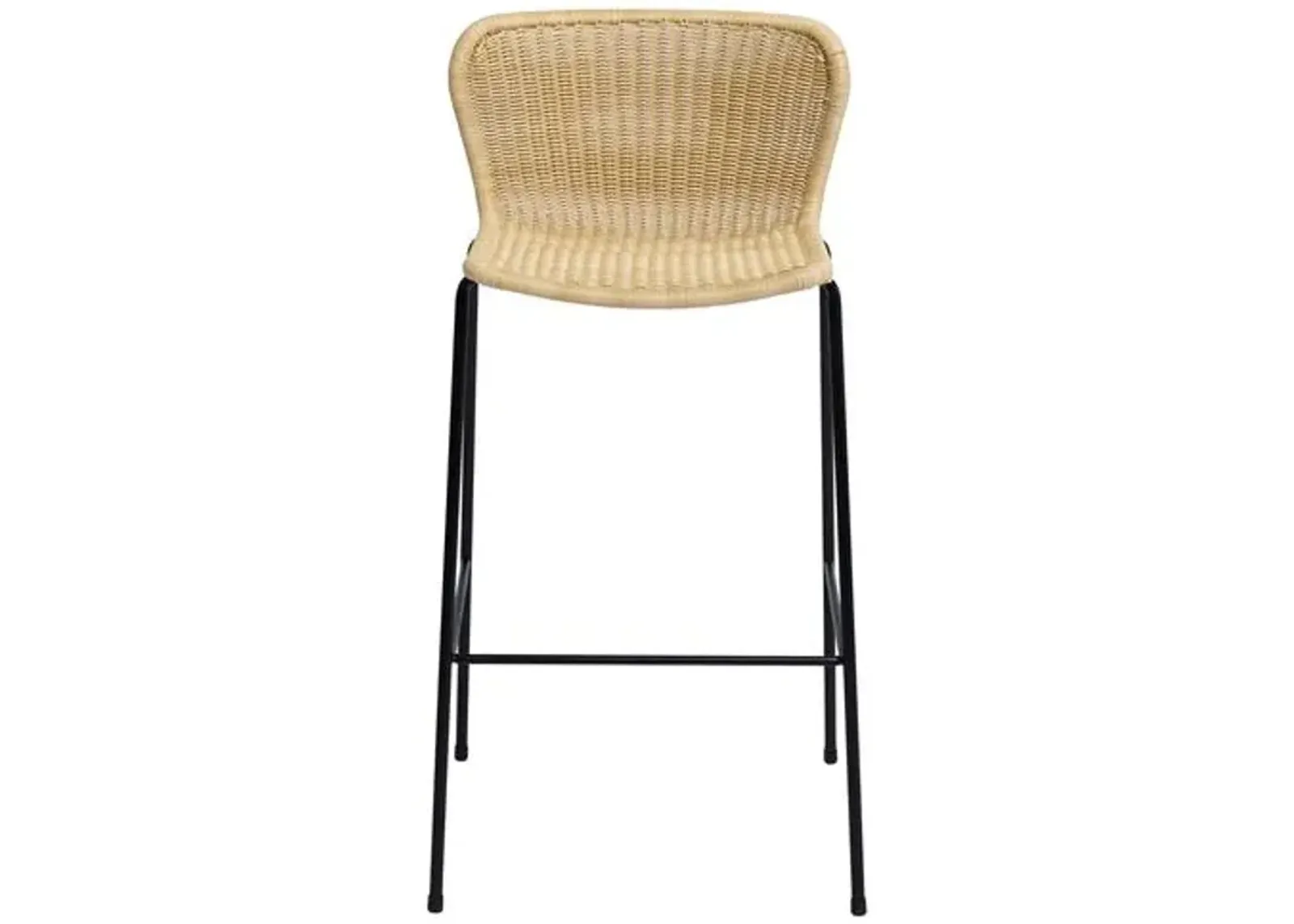 Caden Outdoor Barstool - Wheat - Beige