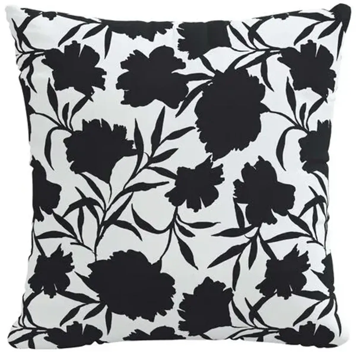 Garden Floral Outdoor Pillow - Handcrafted