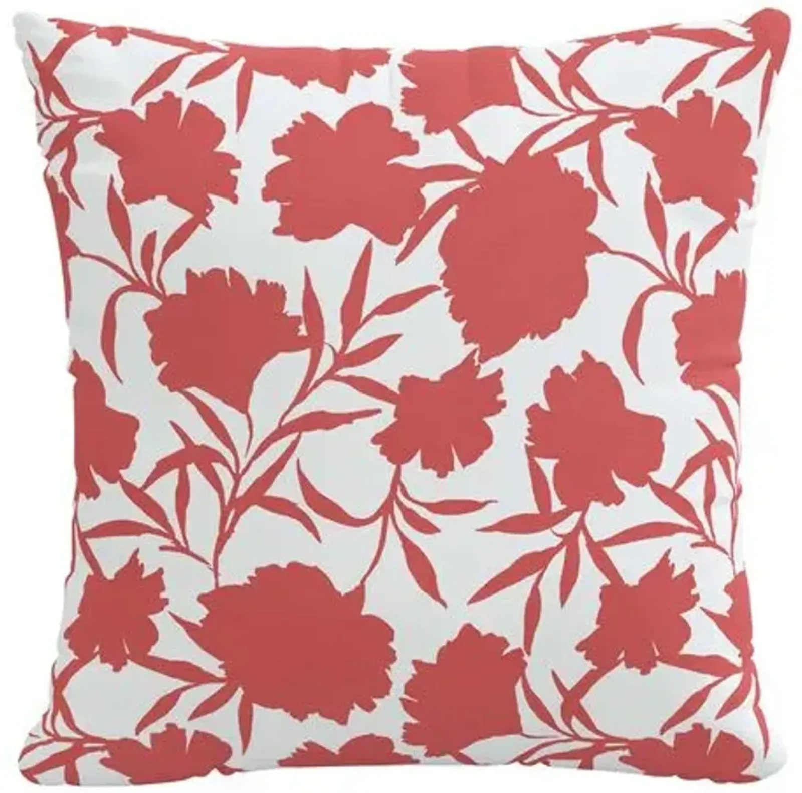 Garden Floral Outdoor Pillow - Handcrafted